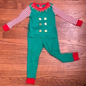 Christmas Elf PJ set for Toddler